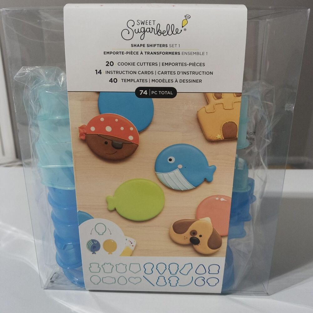 Sweet Sugarbelle Cookie Cutter Shape Shifters 74 Piece Set